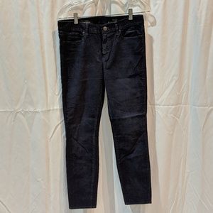 New jcrew navy corduroy toothpick pants